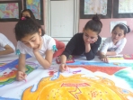 "KÜÇÜK RESSAMLARDAN BÜYÜK EBATLI RESİMLER" - Eğe Sanayi İlköğretim Okulu - İSTANBUL
