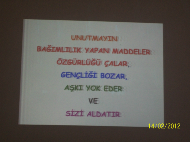 Bilinçli Gençler Derneği - Türkiye Bilinçli Gençlik Projesi - "BAĞIMLI OLMA ÖZGÜR OL" - Suşehri Ticaret Meslek Lisesi - SİVAS