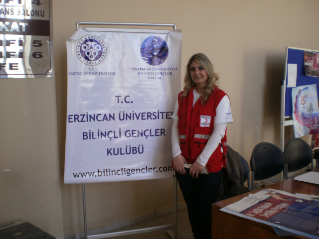 Bilinçli Gençler Derneği - Türkiye Bilinçli Gençlik Projesi - "GENÇ NESİL KAN VERİR" - Erzincan Üniversitesi Bilinçli Gençler Kulübü - ERZİNCAN