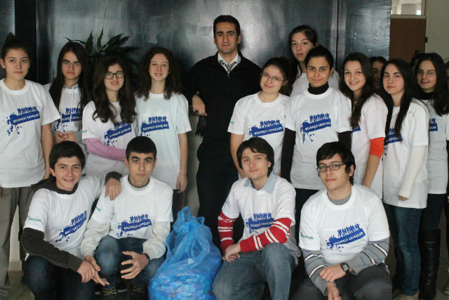 Bilinçli Gençler Derneği - Türkiye Bilinçli Gençlik Projesi - "KAPAK + PİL ÇEVRENİN KIYMETİNİ BİL" - Tes-İş Adapazarı Anadolu Lisesi - SAKARYA