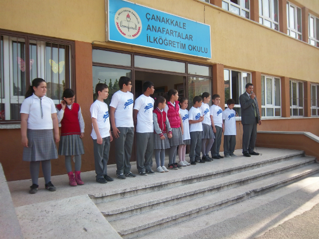 Bilinçli Gençler Derneği - Türkiye Bilinçli Gençlik Projesi - "ATIK PİLLERLE MÜCADELEDE BİZİM DE KATKIMIZ OLSUN" - Anafartalar İlkokulu - ÇANAKKALE