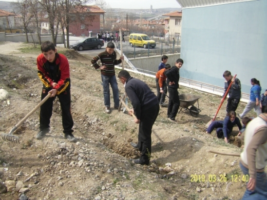 Bilinçli Gençler Derneği - Türkiye Bilinçli Gençlik Projesi - "MAVİ GÖK,YEŞİL YAPRAK" - Elmadağ Kurtuluş İlköğretim Okulu - ANKARA