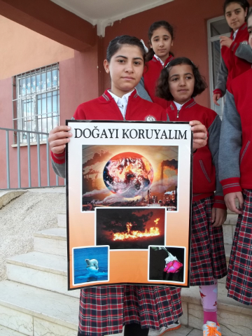 Bilinçli Gençler Derneği - Türkiye Bilinçli Gençlik Projesi - "KÜRESEL ISINMAYA KARŞI ÇEVREMİZİ KORUYALIM" - İbni Sina Ortaokulu - BİNGÖL