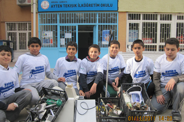 Bilinçli Gençler Derneği - Türkiye Bilinçli Gençlik Projesi - "TEKNOLOJİYİ GERİ DÖNÜŞTÜR, DÜNYAYI YOK OLMAKTAN KURTAR" - Ayten Tekışık Ortaokulu - ANKARA