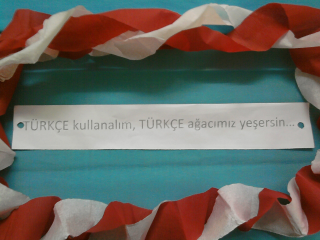 Bilinçli Gençler Derneği - Türkiye Bilinçli Gençlik Projesi - "TÜRKÇESİNİ KULLANALIM" - Gerişburnu Ömer Aygün İlköğretim Okulu - Muğla