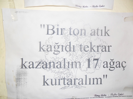 Bilinçli Gençler Derneği - Türkiye Bilinçli Gençlik Projesi - "BİR TON ATIK 17 AĞAÇ" - Namık Kemal İlköğretim Okulu - ANKARA