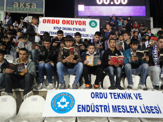 Bilinçli Gençler Derneği - Türkiye Bilinçli Gençlik Projesi - "BİLİNÇLİ GENÇLER OKUYOR" - Ordu Teknik ve Endüstri Meslek Lisesi - ORDU