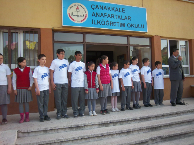 Bilinçli Gençler Derneği - Türkiye Bilinçli Gençlik Projesi - "ATIK PİLLERLE MÜCADELEDE BİZİM DE KATKIMIZ OLSUN" - Anafartalar İlkokulu - ÇANAKKALE