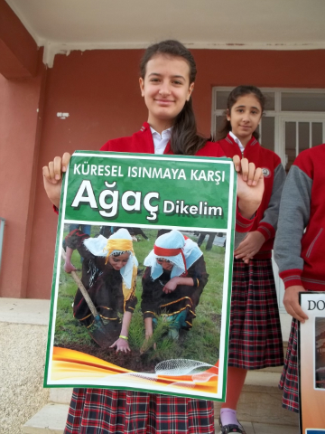 Bilinçli Gençler Derneği - Türkiye Bilinçli Gençlik Projesi - "KÜRESEL ISINMAYA KARŞI ÇEVREMİZİ KORUYALIM" - İbni Sina Ortaokulu - BİNGÖL