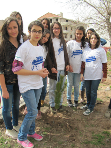 Bilinçli Gençler Derneği - Türkiye Bilinçli Gençlik Projesi - "ANADOLUYU AĞAÇLANDIRMAYA GİDİYORUZ" - Süleyman Uyar İlköğretim Okulu - ANKARA