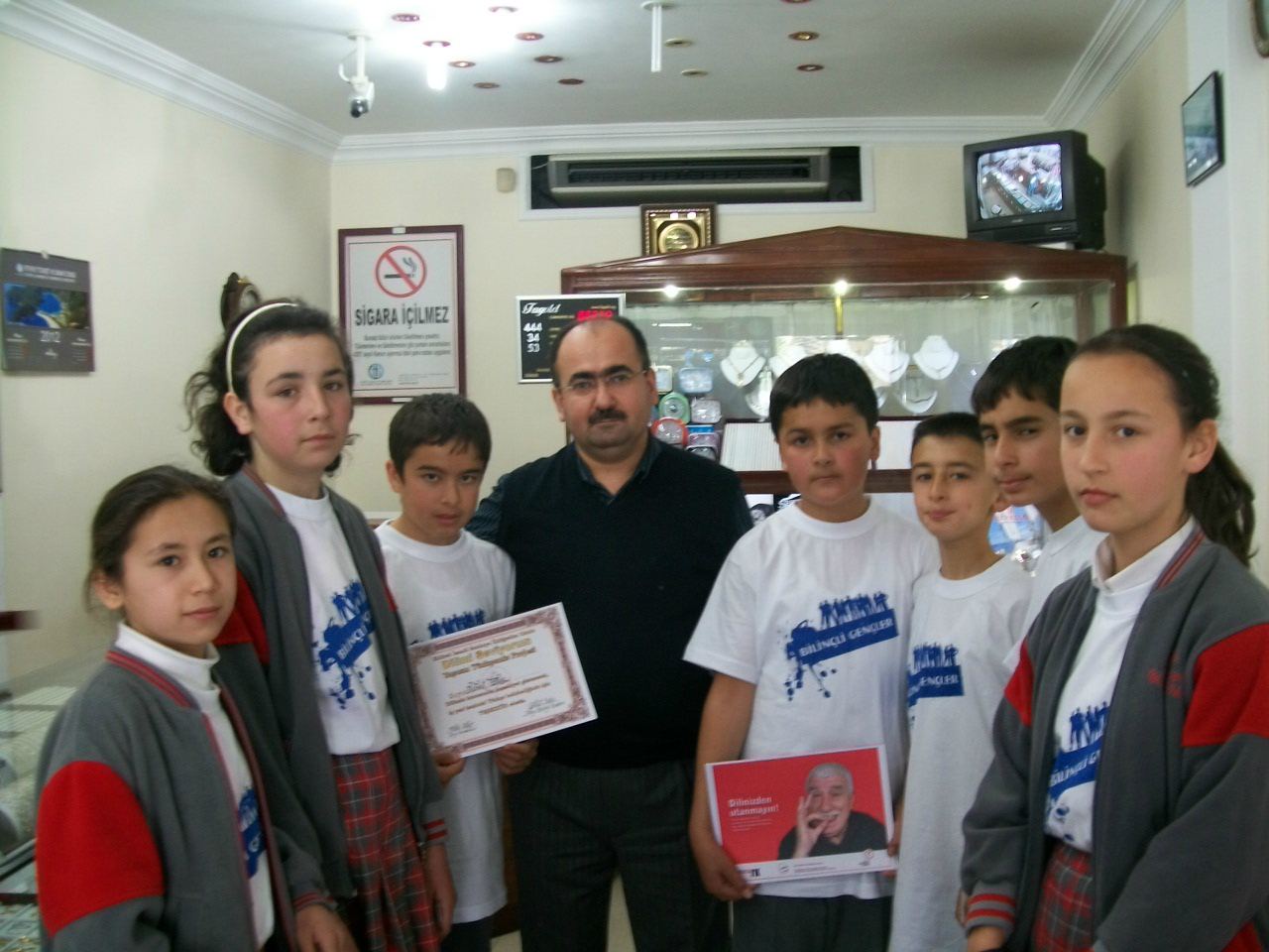 Bilinçli Gençler Derneği - Türkiye Bilinçli Gençlik Projesi - "DİLİMİ SEVİYORUM, TÜRKÇE KULLANIYORUM" - Eldirek İsmail Sarıkaya İlköğretim Okulu - MUĞLA