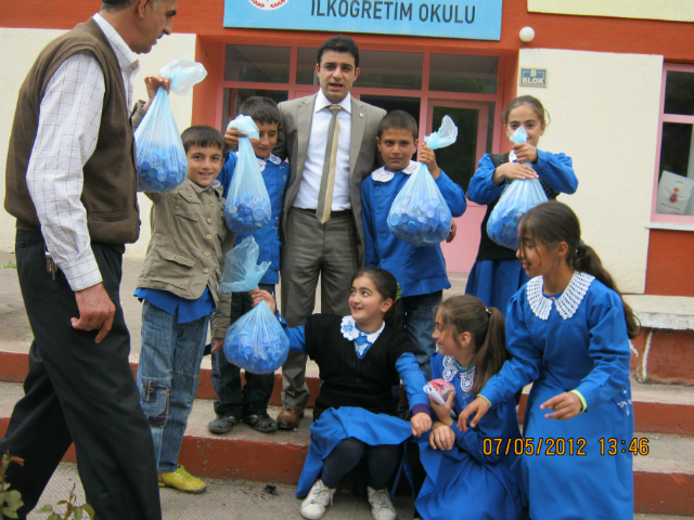 Bilinçli Gençler Derneği - Türkiye Bilinçli Gençlik Projesi - "BİR KAPAK BİR HAYAT PROJESİ" - Şeker İlköğretim Okulu - ELAZIĞ